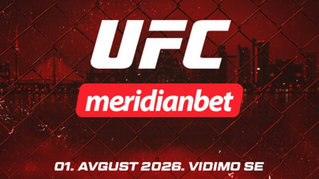KRUNA DECENIJSKE PODRŠKE: Meridianbet uz UFC spektakl u Beogradu nakon 10 godina ulaganja u srpski MMA