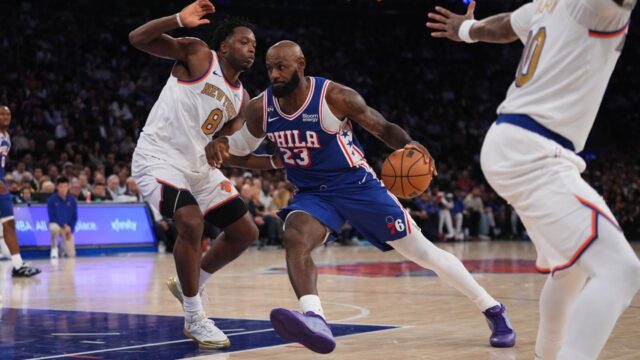 LEBRON DEBITOVAO POBEDOM U DRESU FILADELFIJE: Aktuelni šampion poražen na startu NBA lige, Šej nadigrao Vembanjamu