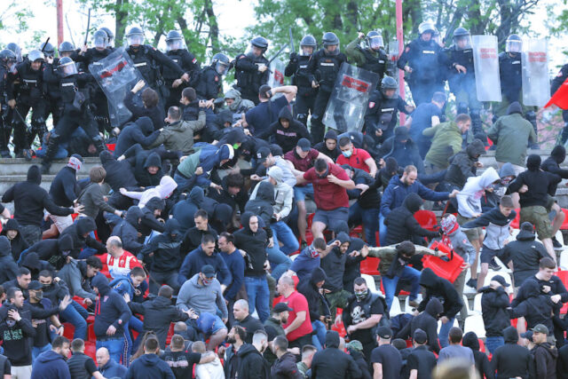 Sukob Delija i policije na "Čika Dači!"