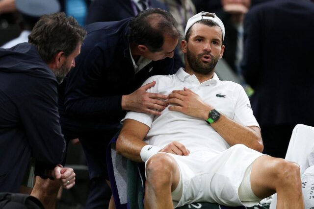 Šok u Londonu: Dimitrov razbijao Sinera, pa u suzama predao meč!