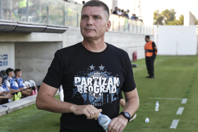 Srđan Blagojević posle poraza Partizana od AEK-a u Larnaki