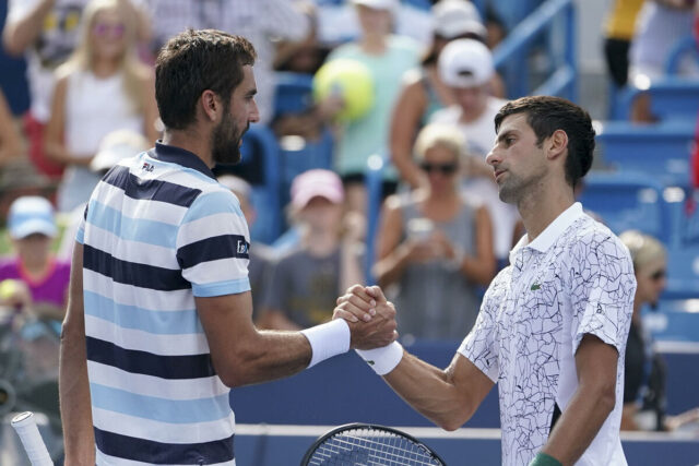 Marin Čilić jedini kao Novak Đoković, ali zamalo (Video)