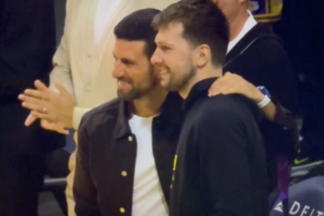 Dončić nema dilemu: Za mene je Đoković GOAT! To što je došao da me gleda... (VIDEO)