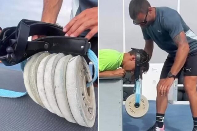POGLEDAJTE-KAKO-DZORDZ-RASEL-DIZE-TEGOVE-OD-30-KILOGRAMA-GLAVOM.jpg POGLEDAJTE KAKO DŽORDŽ RASEL DIŽE TEGOVE OD 30 KILOGRAMA GLAVOM: Ovako se to vežba u Formuli 1, neverovatna FORMA