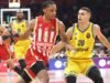 CRVENO-BELA DOMINACIJA U ARENI: Zvezda stotkom zaboravila poraz u derbiju i demolirala Makabi CRVENO-BELA DOMINACIJA U ARENI: Zvezda stotkom zaboravila poraz u derbiju i demolirala Makabi